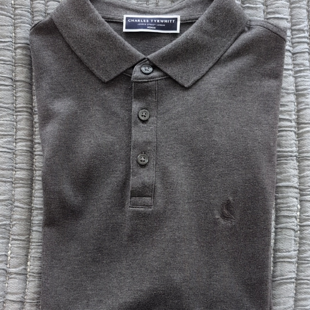 Charles Tyrwhitt Charcoal Polo Shirt for Men